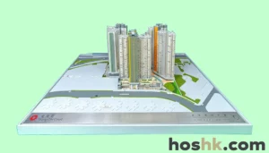 「出售綠表置居計劃單位2024」發展項目宏緻苑的模型。